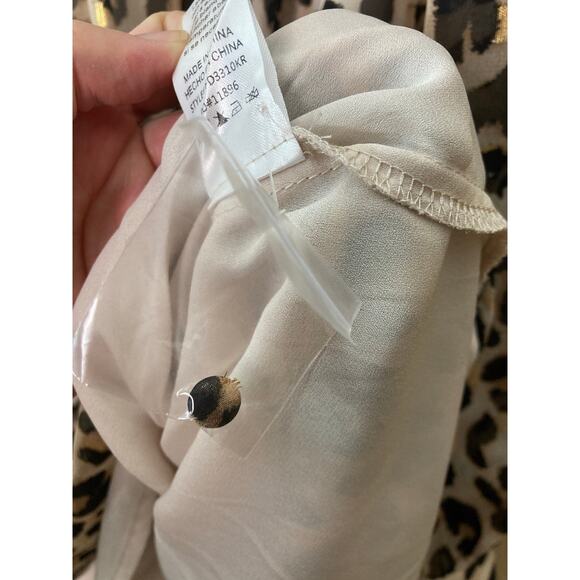 Karlie Dress Animal Print‎ elastic waist Mini Size Large - Picture 11 of 11